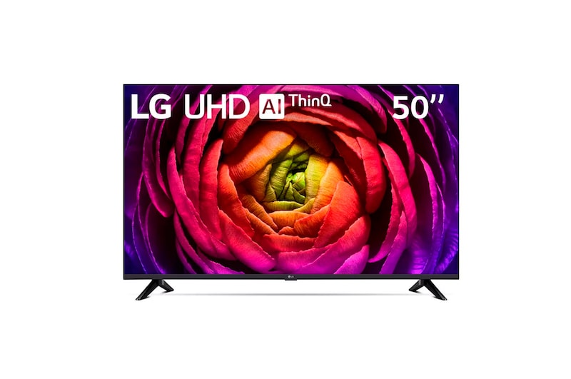 LG UHD 50" UR7300 4K Smart TV con ThinQ AI (Inteligencia Artificial), 4K Procesador Inteligente α5 generación 6 (2023), 50UR7300PSA