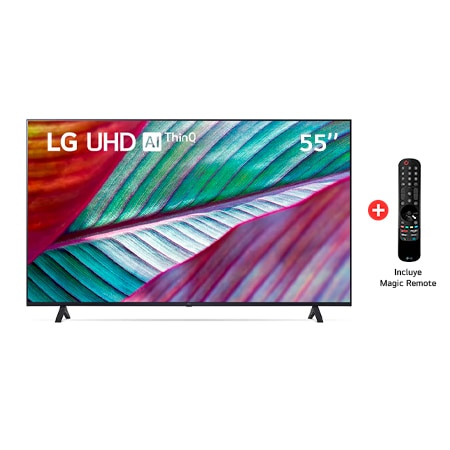 LG UHD ThinQ AI 55'' UQ8050 4K Smart TV, 4K Procesador Inteligente α5  generación 5, Magic Remote - 55UQ8050PSB