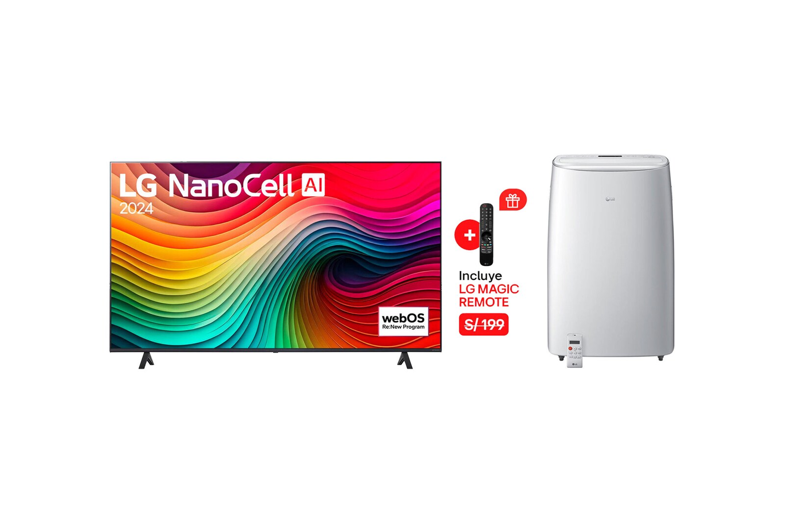 Front view with bundle