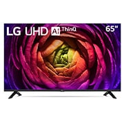 Vista frontal de Televisor LG 65'' 4K- UHD AI ThinQ - Smart TV WebOS 23 α5 AI Processor 4K Gen6 65UR7300PSA