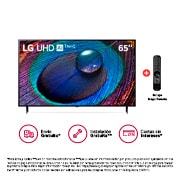Televisor LG 55 UHD, 4K, Procesador IA α5, Smart TV