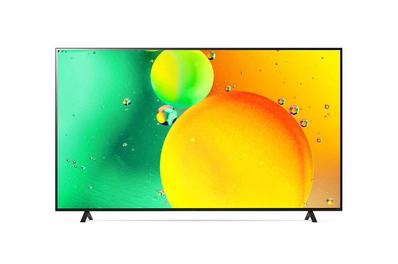 LG NanoCell 70'' NANO75 4K Smart TV con ThinQ AI (Inteligencia Artificial), 4K Procesador Inteligente α5 generación 5, 70NANO75SQA