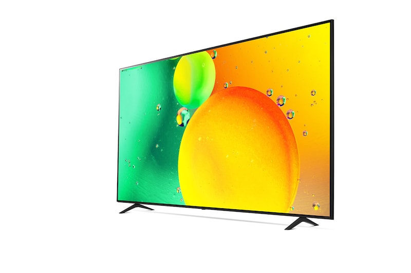 LG NanoCell 70'' NANO75 4K Smart TV con ThinQ AI (Inteligencia Artificial), 4K Procesador Inteligente α5 generación 5, 70NANO75SQA