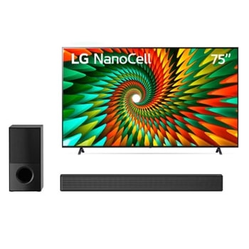 TV LG 75 Pulgadas 75NANO77SRA 4K-UHD NanoCell Smart TV - Lagobo
