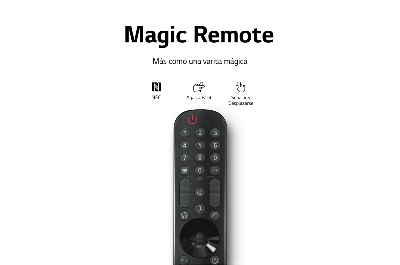 LG QNED 75'' QNED80 4K Smart TV con ThinQ AI (Inteligencia Artificial), 4K Procesador Inteligente α7 generación 5, 75QNED80SQA