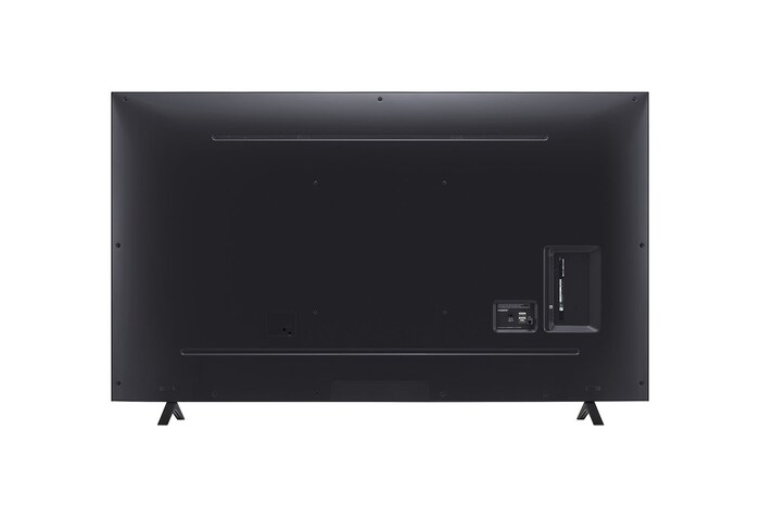 Vista trasera del TV LG UHD, UT80