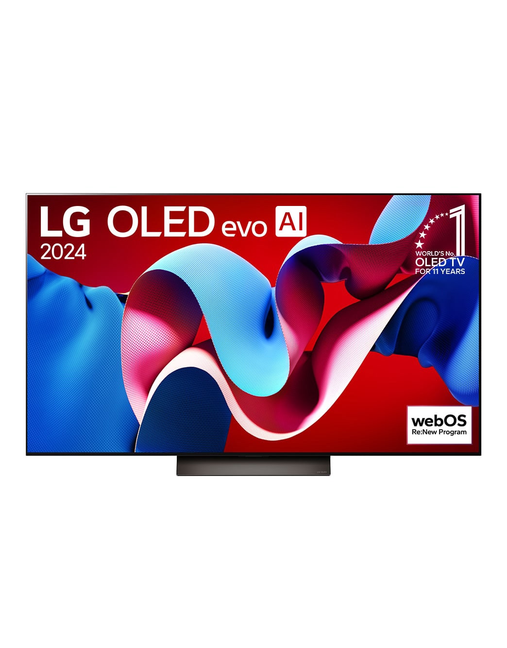 48 Smart TV LG OLED evo AI C4 4K de pulgadas 2024 OLED48C4PSA