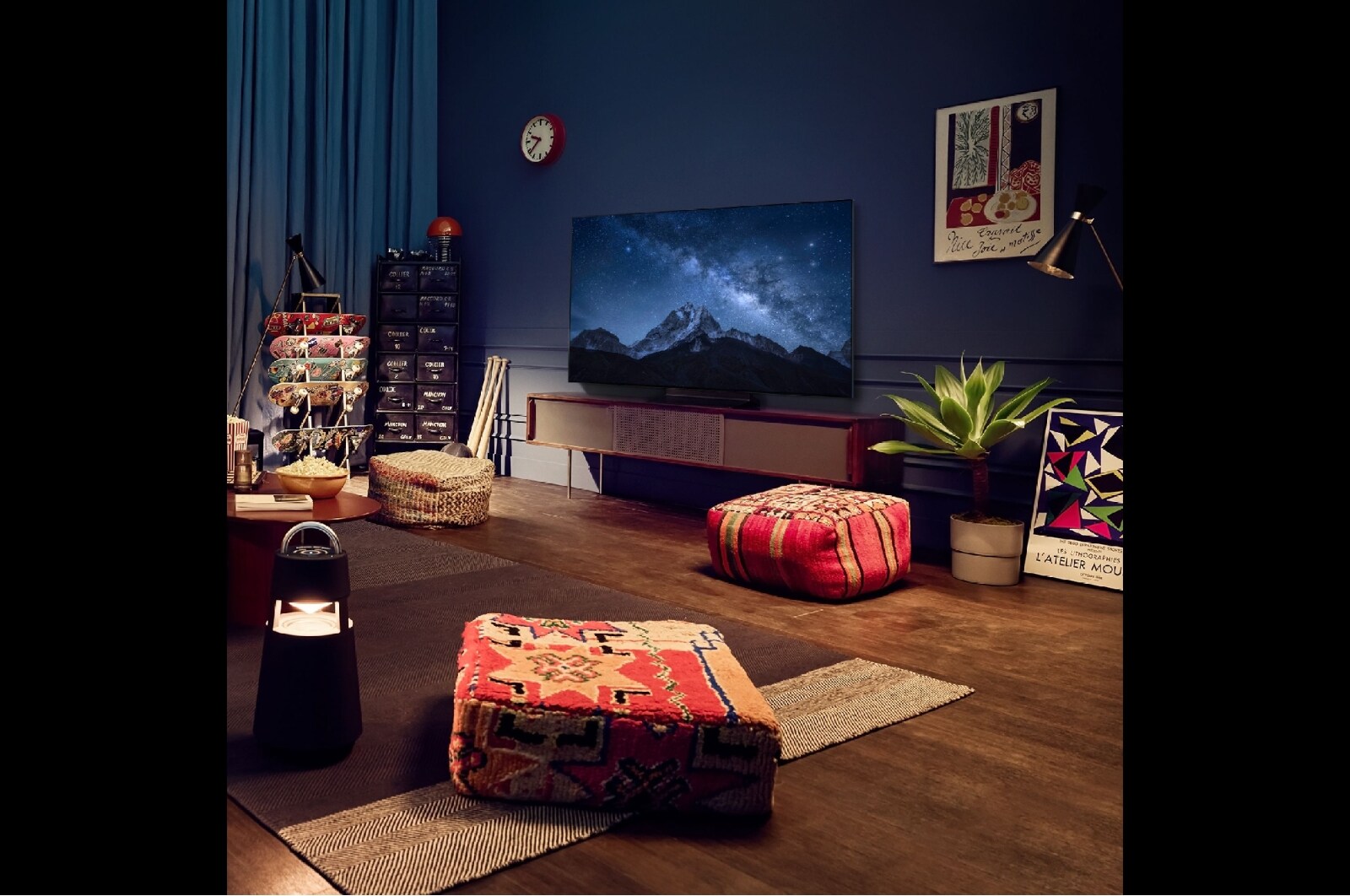 LG OLED evo 55'' C2 4K Smart TV con ThinQ AI (Inteligencia Artificial), 4K Procesador Inteligente α9 generación 5, OLED55C2PSA