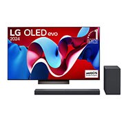 Vista frontal de COMBO TV OLED 55&#39;&#39; C4 &#43; SOUNDBAR SC9S OLED55CSC9S