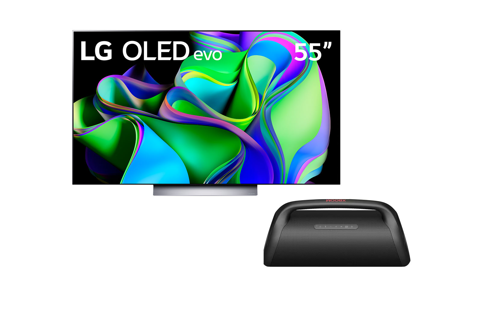 LG COMBO TV OLED 55" C3 + XBOOM Go XG9QBK, OLED55CXG9