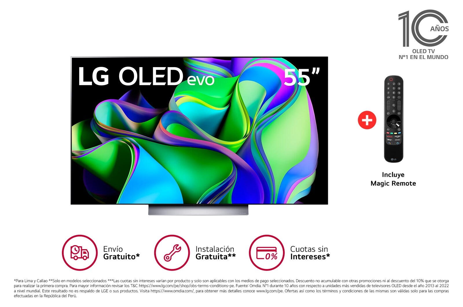 LG COMBO TV OLED 55" C3 + XBOOM Go XG9QBK, OLED55CXG9