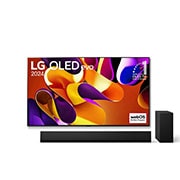 Vista frontal de COMBO TV OLED 55'' G4 + SOUNDBAR SG10TY OLED55GSG10