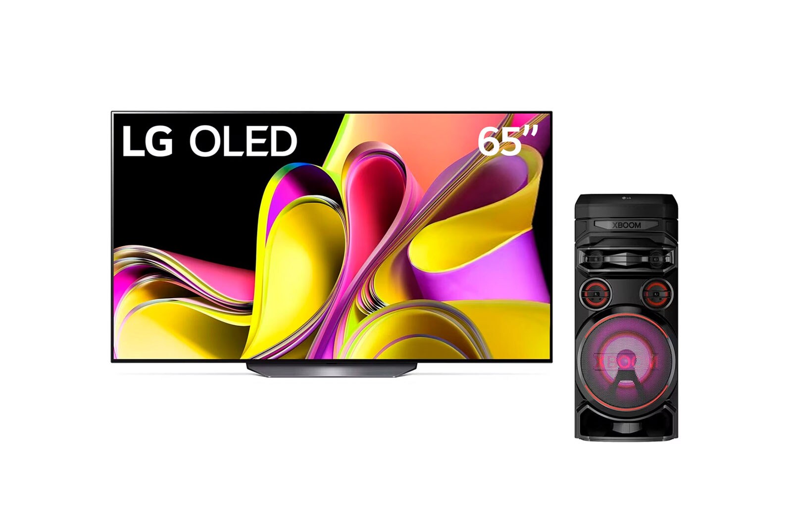 Vista frontal de COMBO TV OLED 55" B3 + XBOOM RNC7 OLED55BRNC7