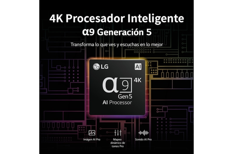 LG OLED evo 65'' G2 Diseño Galería 4K Smart TV con ThinQ AI (Inteligencia Artificial), 4K Procesador Inteligente α9 generación 5, OLED65G2PSA