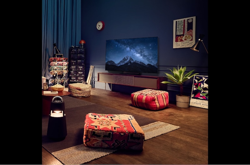 LG OLED evo 77'' C2 4K Smart TV con ThinQ AI (Inteligencia Artificial), 4K Procesador Inteligente α9 generación 5, OLED77C2PSA