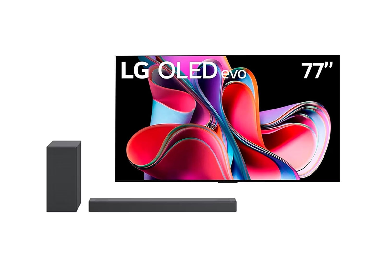 LG COMBO TV OLED 77" G3 + SOUNDBAR S75Q, OLED77GS7Q