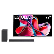 LG COMBO TV OLED 77" G3 + SOUNDBAR S75Q, OLED77GS7Q