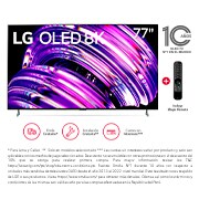 LG OLED 77'' Z2 8K Smart TV con ThinQ AI (Inteligencia Artificial), 8K Procesador Inteligente α9 generación 5, OLED77Z2PSA