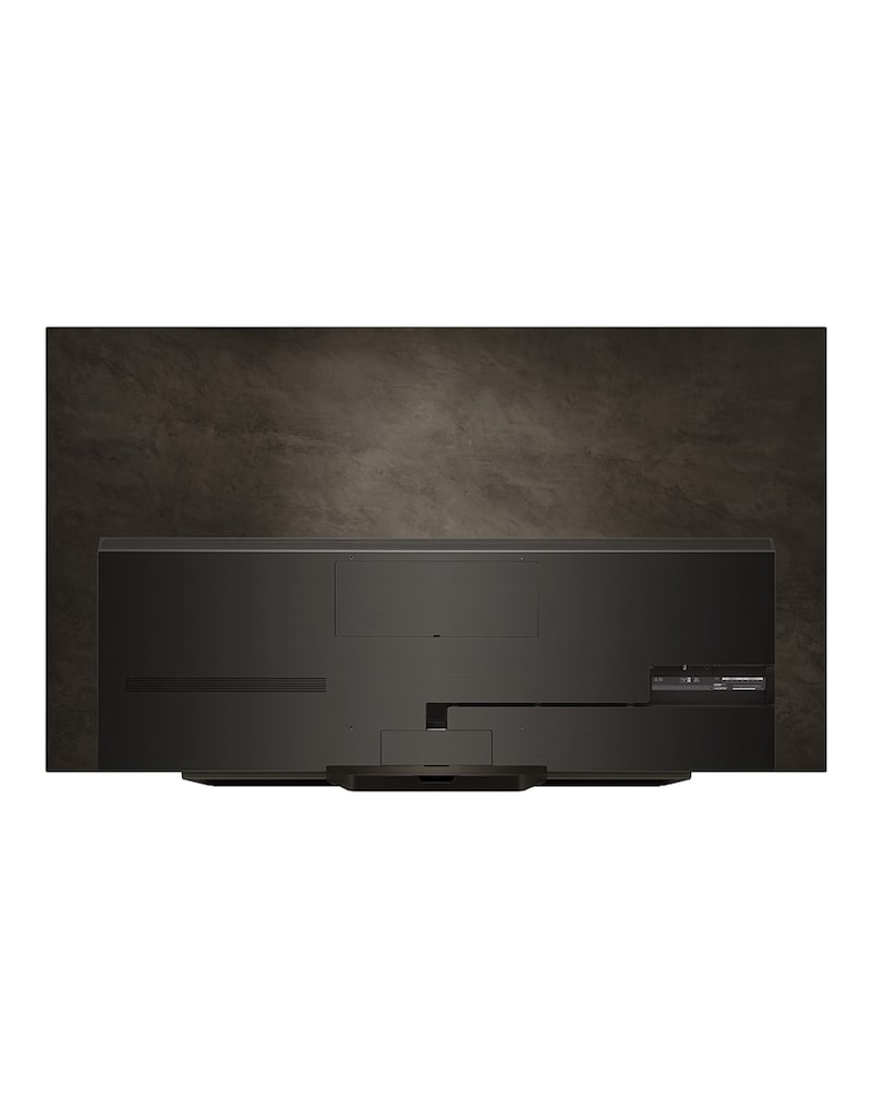 Rear view of LG OLED evo TV, OLED C4