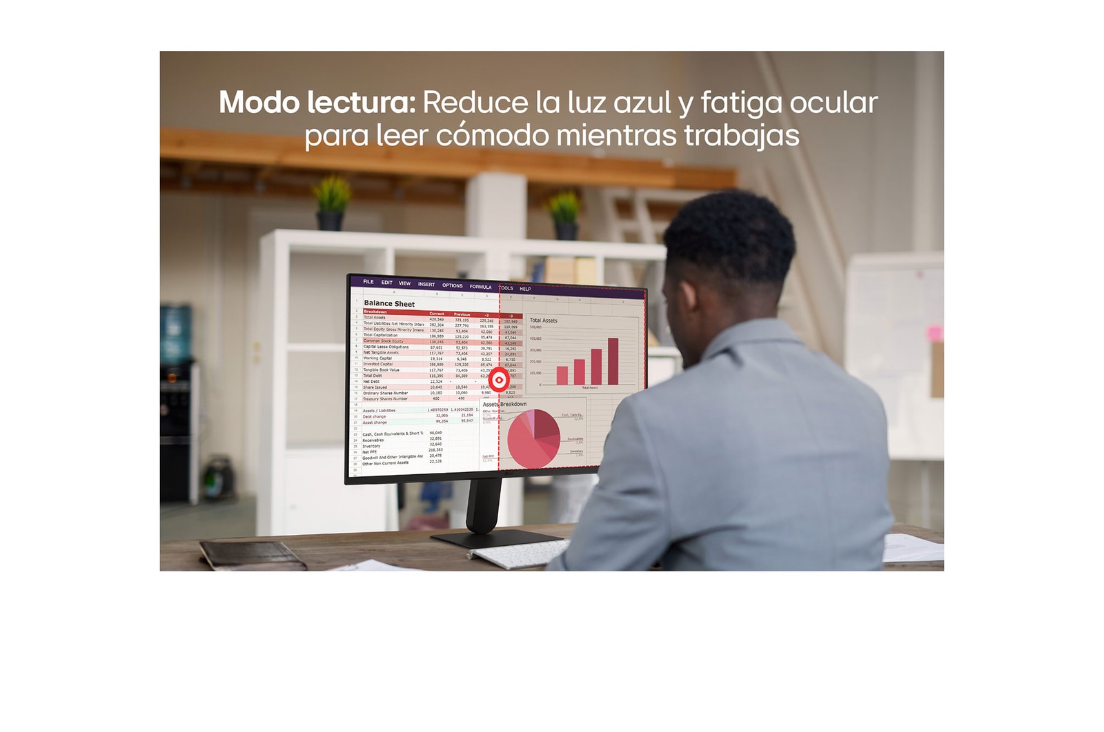 Vista trasera en perspectiva