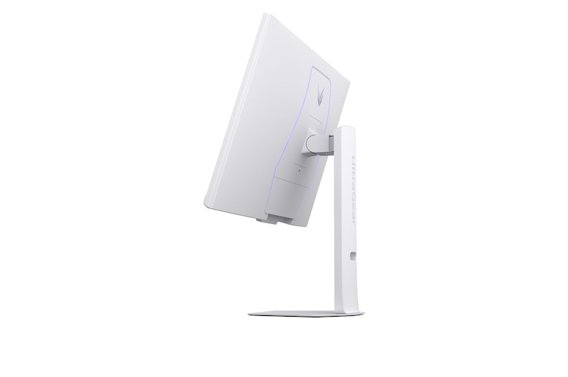 vue latérale du moniteur incliné