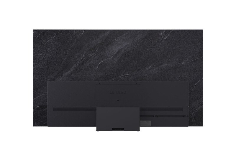 Vista trasera de la Smart TV LG OLED evo AI C5 4K.