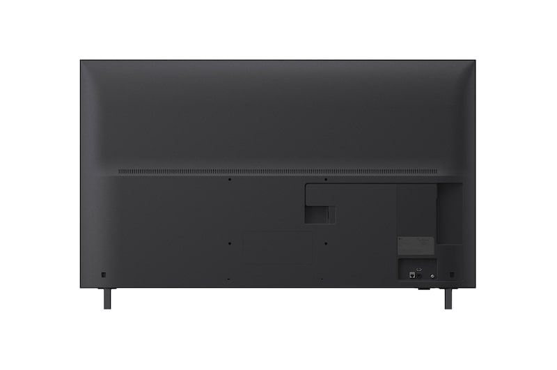 Vista posterior de la LG UHD UA75 TV.