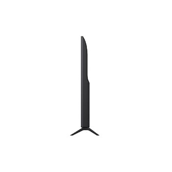 Vista lateral izquierda de la LG UHD UA75 TV.