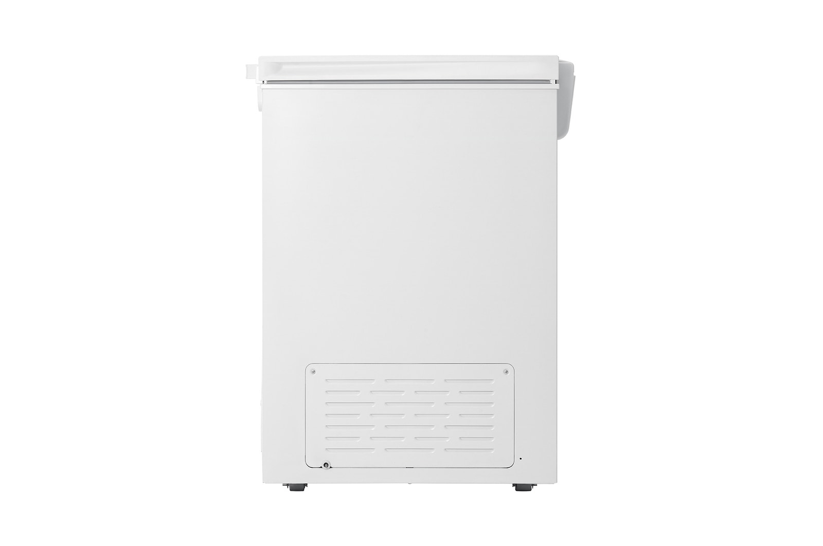 LG chest freezer side view