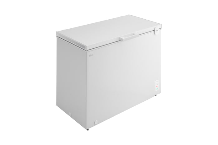 LG chest freezer right side view
