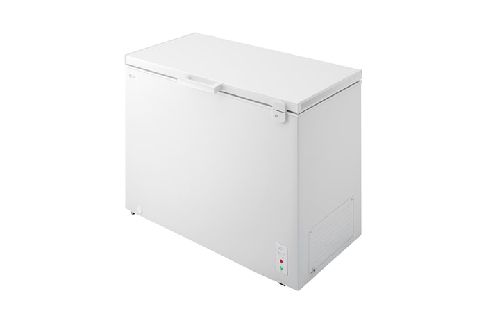 LG chest freezer left side view
