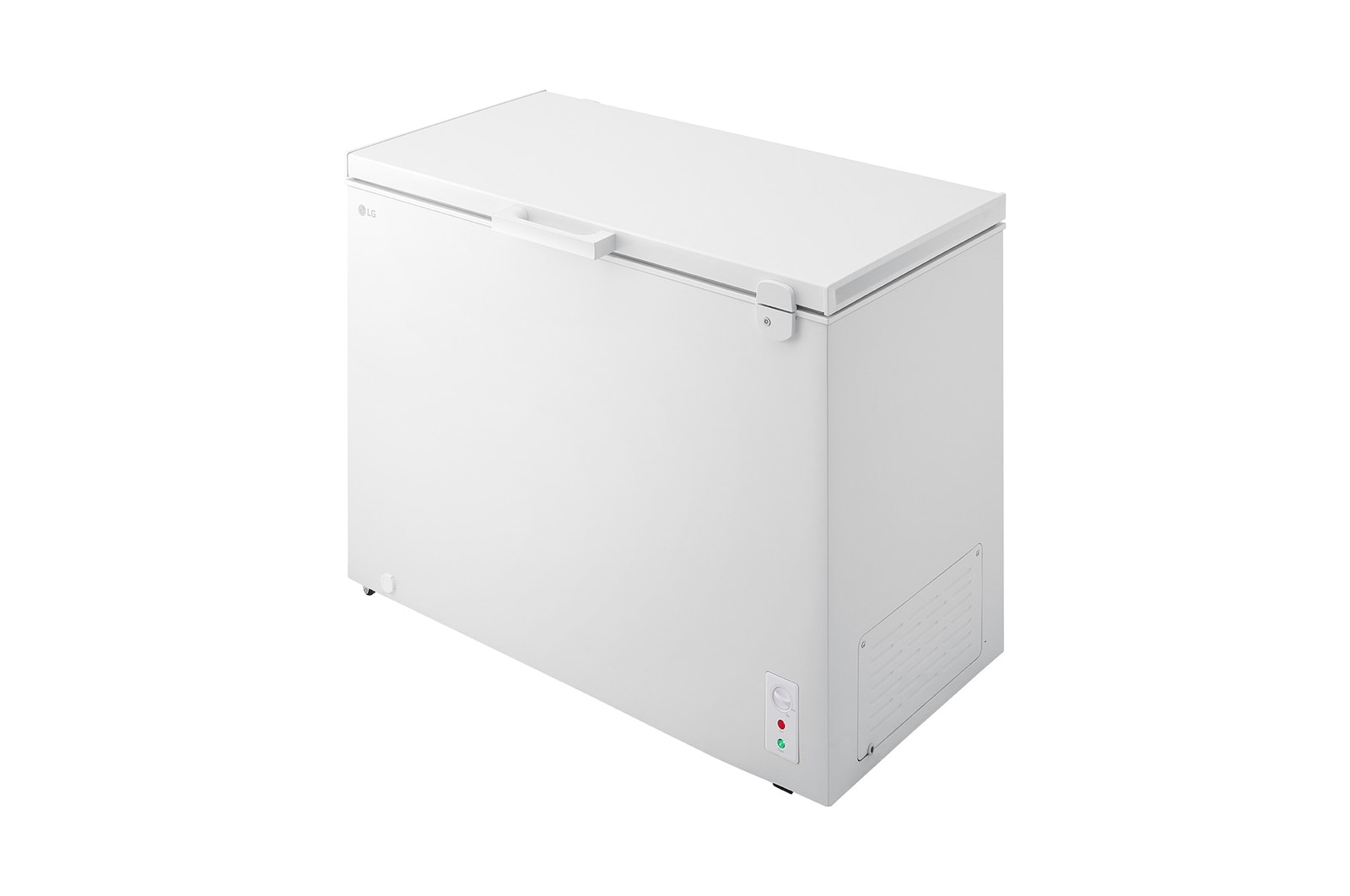 LG chest freezer left side view