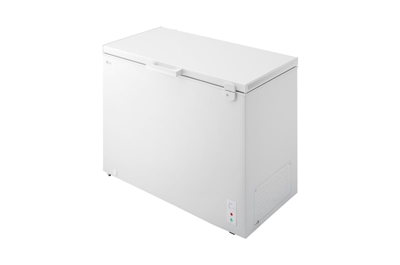 LG chest freezer left side view