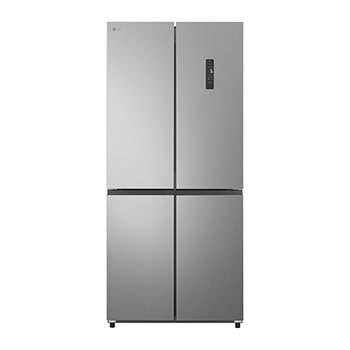 Vista frontal de Refrigeradora LG French Door 468L,  Compresor Inverter y Enfriamiento Express GM49MPY