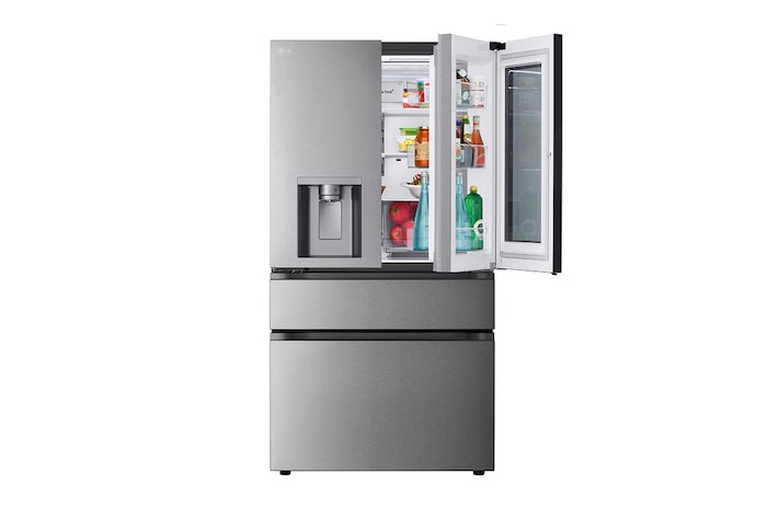 LG Refrigeradora LG French Door 630L Instaview™, Dual Craft Ice™ y ThinQ™, GM81SXD