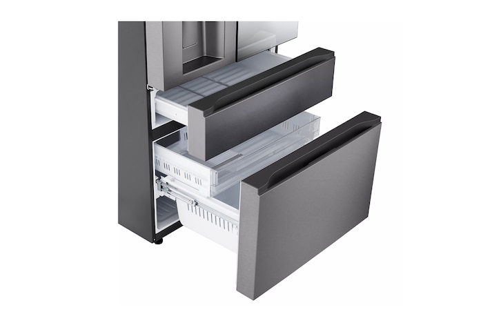 LG Refrigeradora LG French Door 630L Instaview™, Dual Craft Ice™ y ThinQ™, GM81SXD