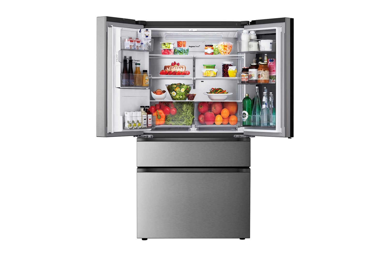 LG Refrigeradora LG French Door 630L Instaview™, Dual Craft Ice™ y ThinQ™, GM81SXD