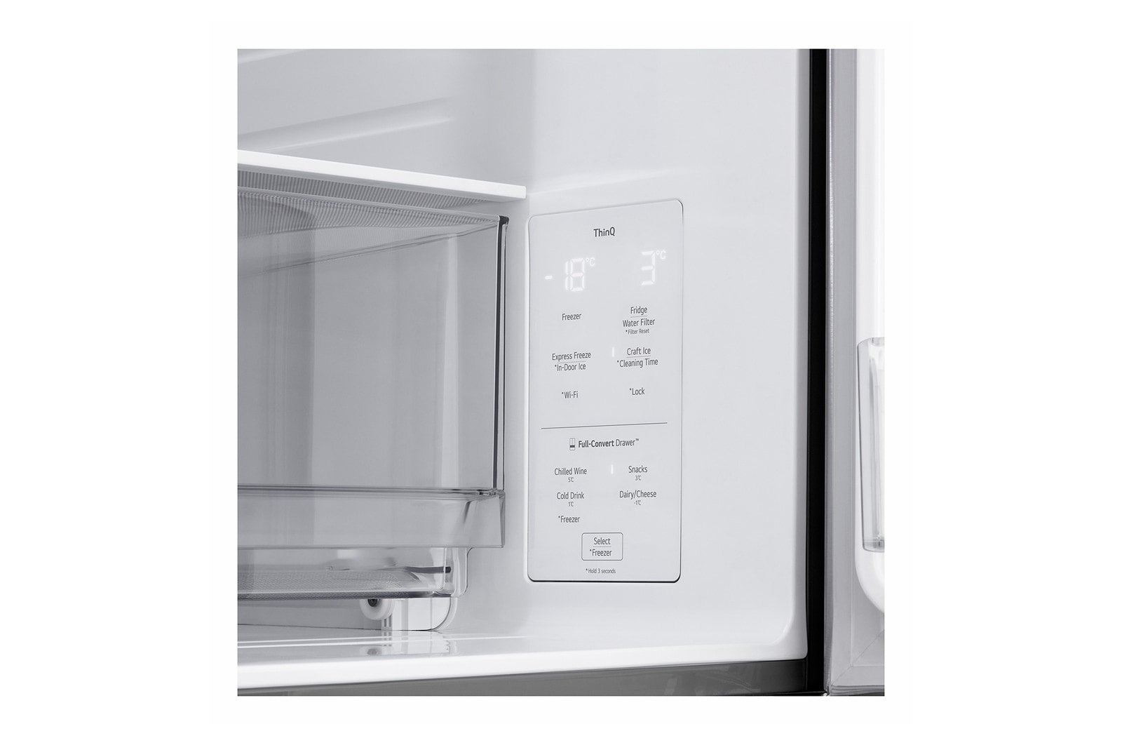 LG Refrigeradora LG French Door 630L Instaview™, Dual Craft Ice™ y ThinQ™, GM81SXD