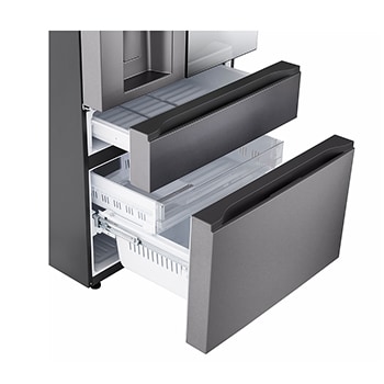 LG Refrigeradora LG French Door 630L Instaview™, Dual Craft Ice™ y ThinQ™, GM81SXD