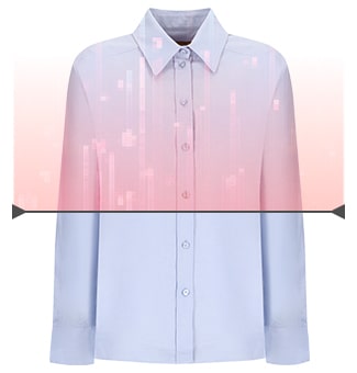 LG washtower with ai wash and ai dry technology showcasing smart fabric care by detecting the fabric