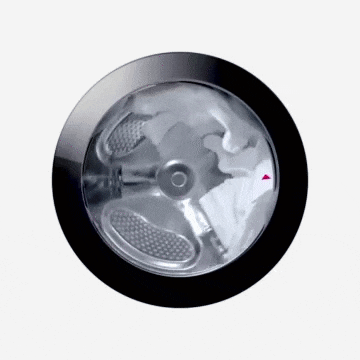 The washing motion of scrubbing