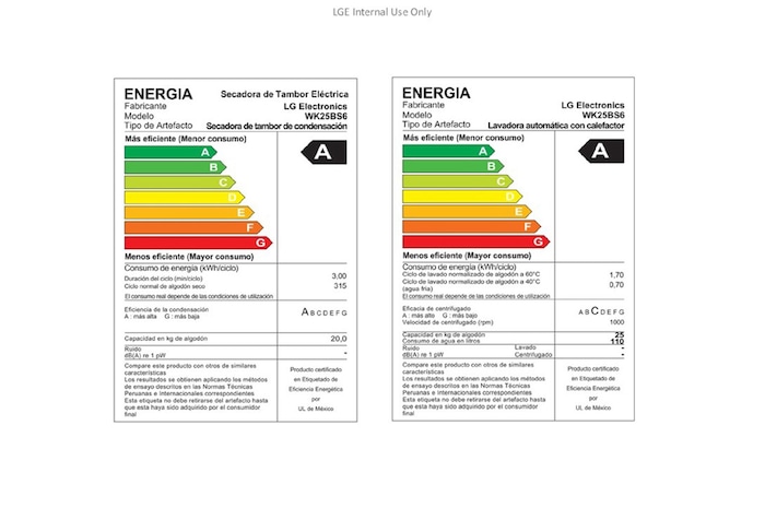 LG WashTower™ de 25kg de Lavado / 20kg de Secado - AI DD™, ThinQ™ con Motor Dual Inverter Heat Pump, Black Steel
