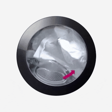 The washing motion of stepping