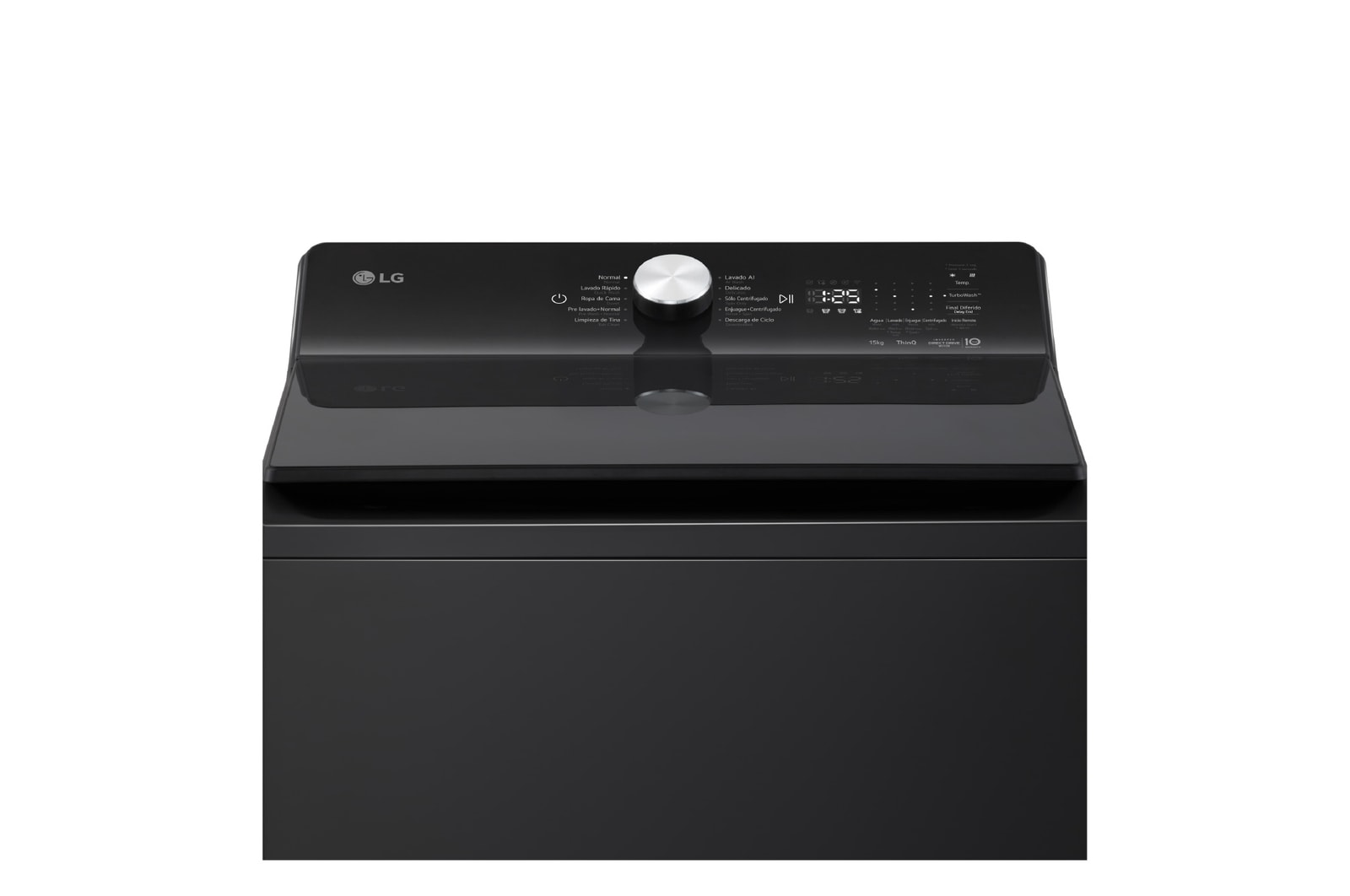 LG Lavadora LG 15kg con AI DD™, ThinQ™ y TurboWash™, Onyx Negro, WT15OBTX