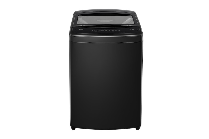 Vista frontal de Lavadora LG 17kg, Smart Inverter con TurboDrum™, Onyx Negro WT17OBVTB