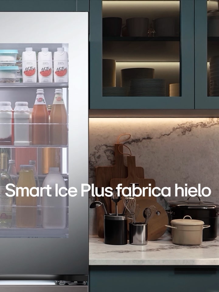 Hielo en casa con LG