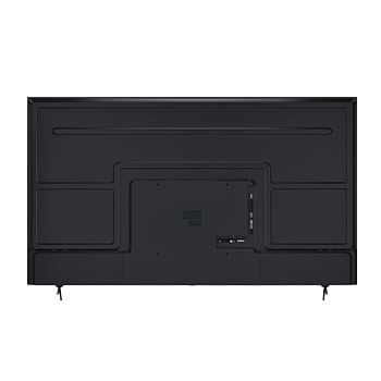 Rear view of LG UHD UA75 TV.