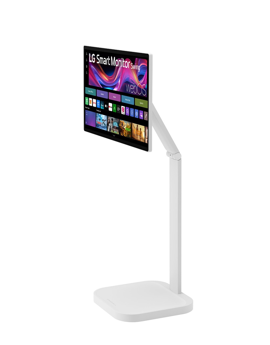 LG 31.5-inch 4K UHD IPS Smart Monitor Swing with Touchscreen, Rolling ...