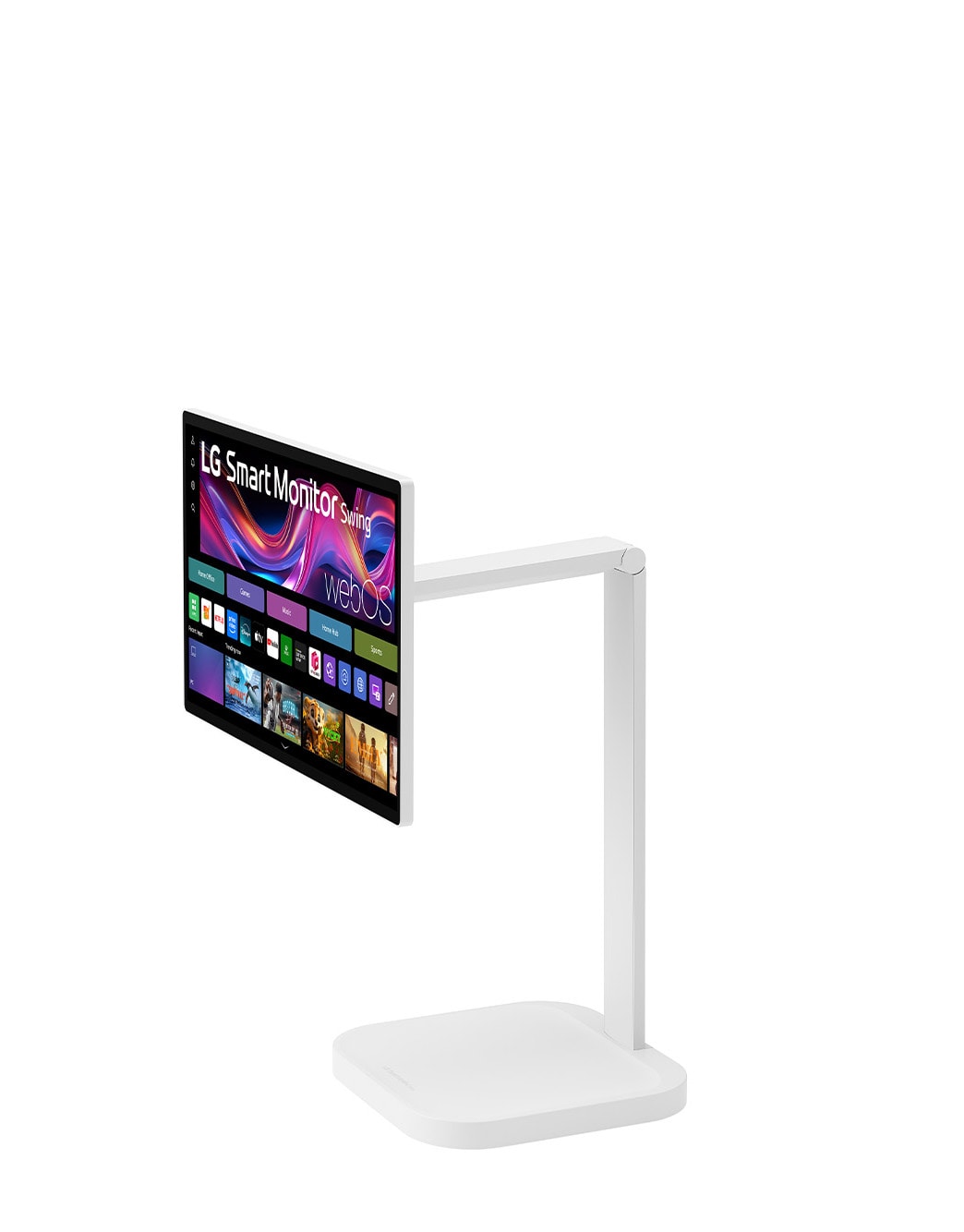 LG 31.5-inch 4K UHD IPS Smart Monitor Swing with Touchscreen, Rolling ...