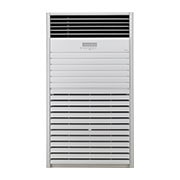 LG Floor Standing ARNU96GPFA4 is a tall rectangular shape and has air outlets with filter on the top and bottom.	